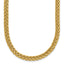 14K Yellow Gold Polished Fancy Link Necklace Unisex 17 Inch