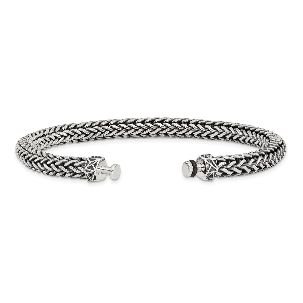 Sterling Silver Reflections 6mm Wheat Chain 8in Bracelet/Bead not included, sold seperately