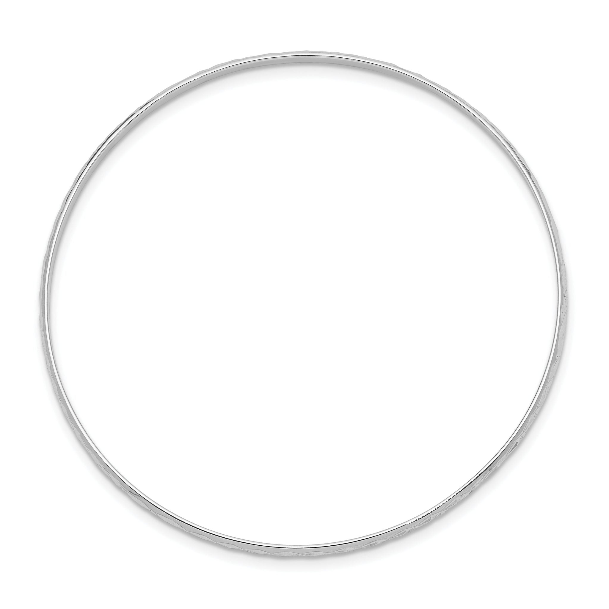 Sophia Jewelers Sterling Silver Children's Polished Slip-On Bangle Secondary image