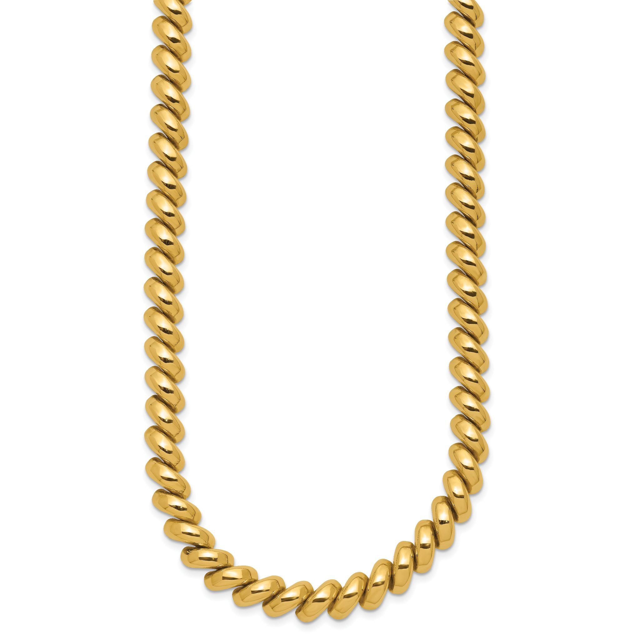 14k Polished San Marco Necklace Secondary image