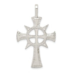 Sterling Silver 925 Iona Cross Pendant with Polished Anti-Tarnish Finish