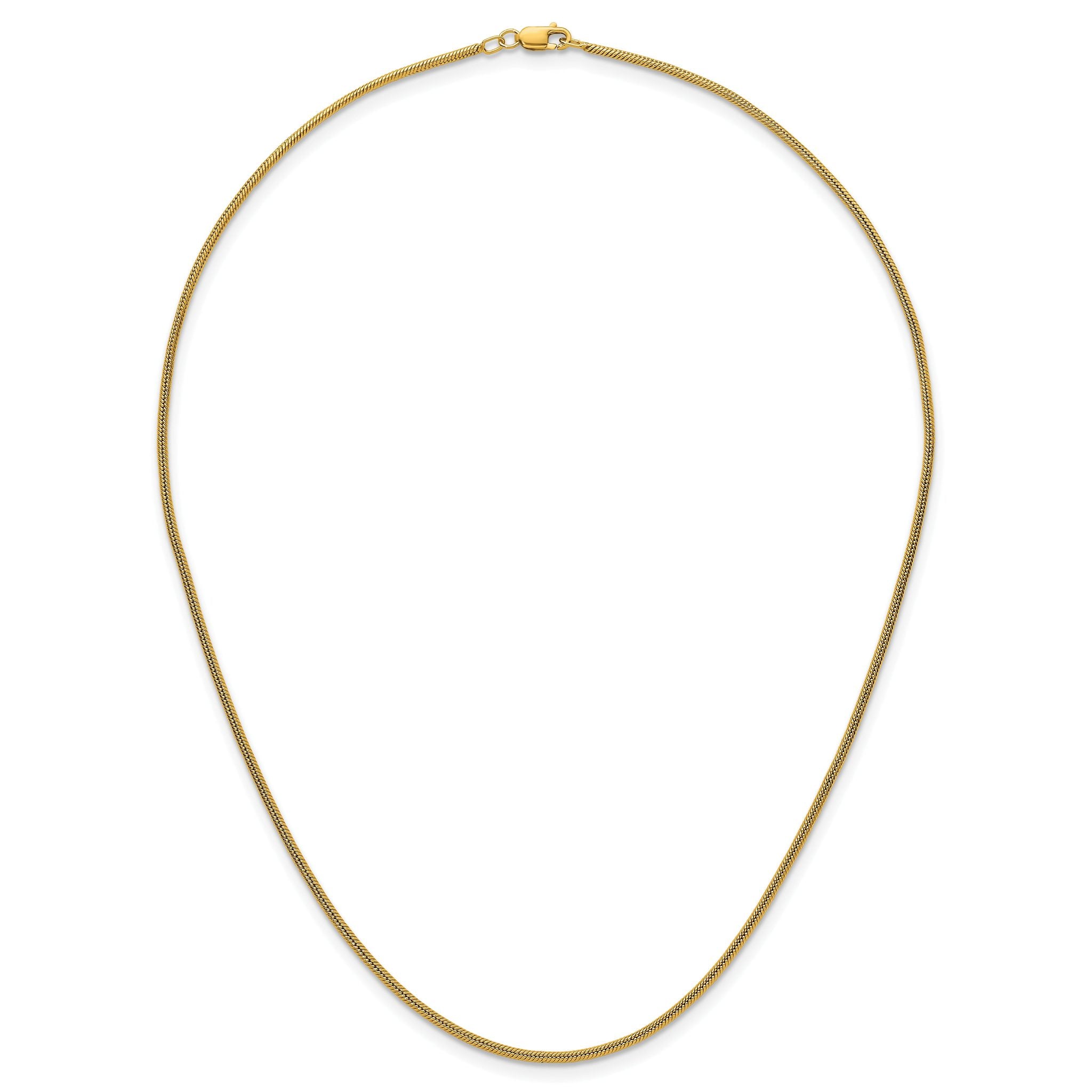 Snake Chain Necklace in 14/20 Gold Filled, 1.5mm