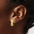 14k Polished Post Earrings