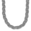 Sterling Silver Rhodium-Rhodium-Plated Braided Polished Necklace