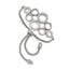 Stainless Steel Polished with Preciosa Crystal Circles Adjustable Bracelet for Women
