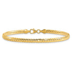 14k Polished 7in Fancy Link Bracelet