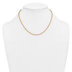 Bead Chain Necklace in 14/20 Gold Filled, 2.5mm
