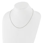 Adjustable Spiga Chain in Sterling Silver, 1.5mm