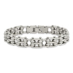 Stainless Steel Polished Link Bracelet for Men