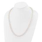 14K Gold Filled 9-10mm White Cultured Freshwater Pearl Necklace