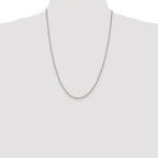 Diamond-Cut Rolo Cable Chain in Sterling Silver