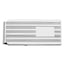 Rhodium-plated Kelly Waters Lined Engraveable Hinged Money Clip with Engravable Area