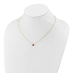 14k Polished Red and Black Enameled Ladybug 17 inch Necklace Plus 1 inch Extender