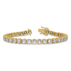 14k 11 1/8 carat Lab Grown Diamond VS/SI+ G+ Complete Tennis Bracelet