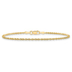 10K Yellow Gold 1.5mm Rope Chain