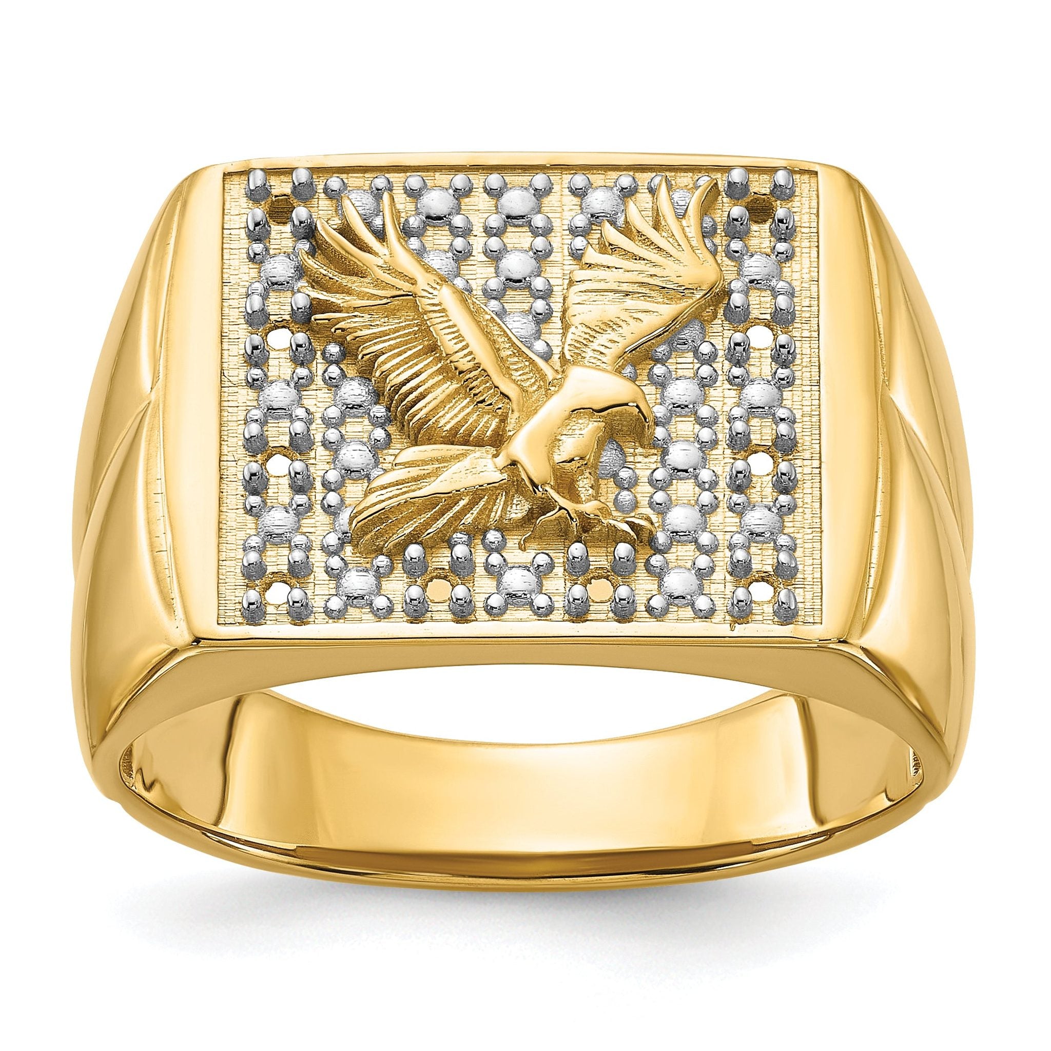 14k Men's Eagle Ring Mounting (No Stones Included) Main image