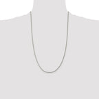 Curb Chain Necklace in Sterling Silver, 1.5mm