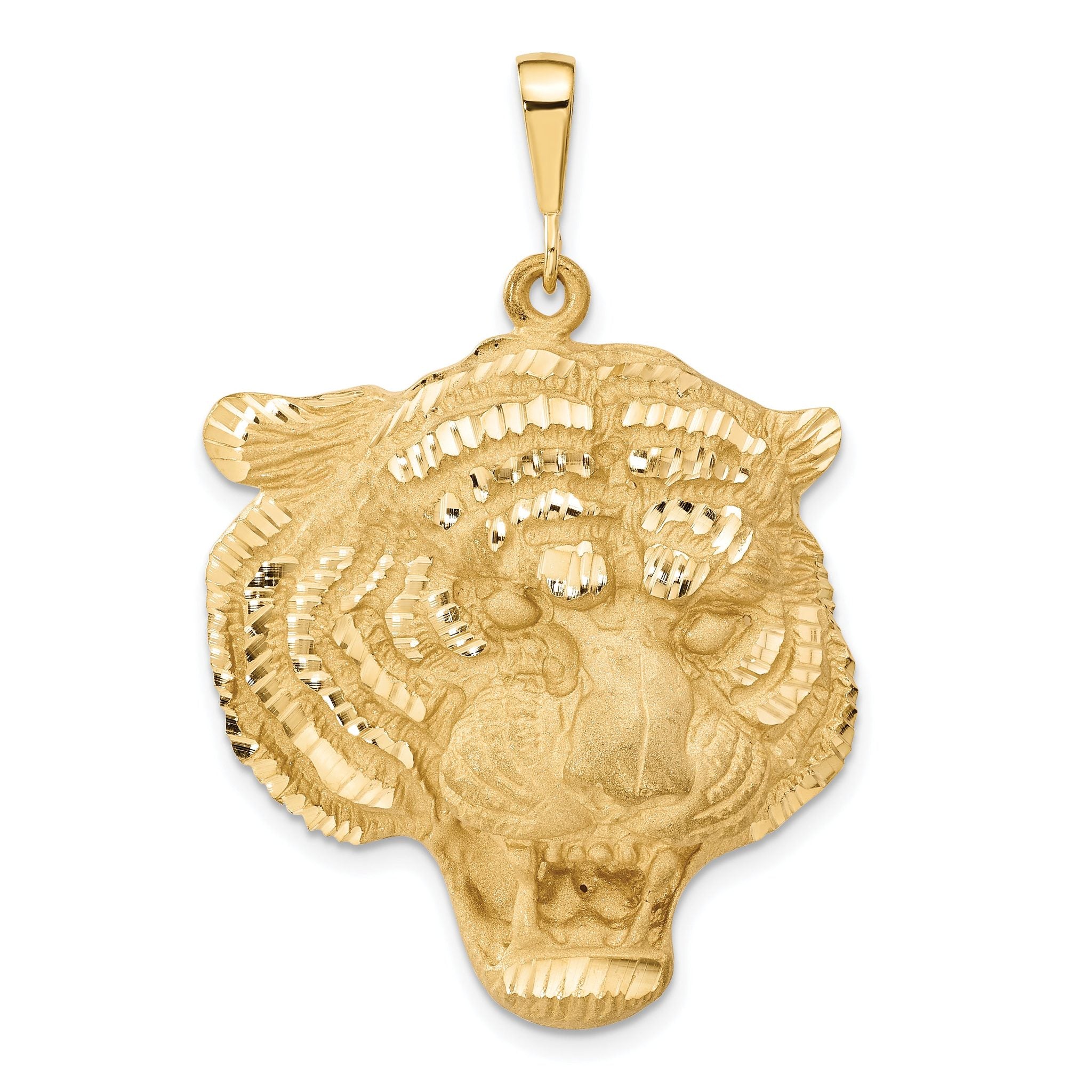 10k Tigers Head Pendant Main image