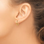 Twist Hoop Earrings in 14K Yellow Gold