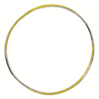 Sterling Silver Stackable Expressions Twisted Yellow Enamel Bangle