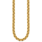14K Polished Rolo Link Necklace