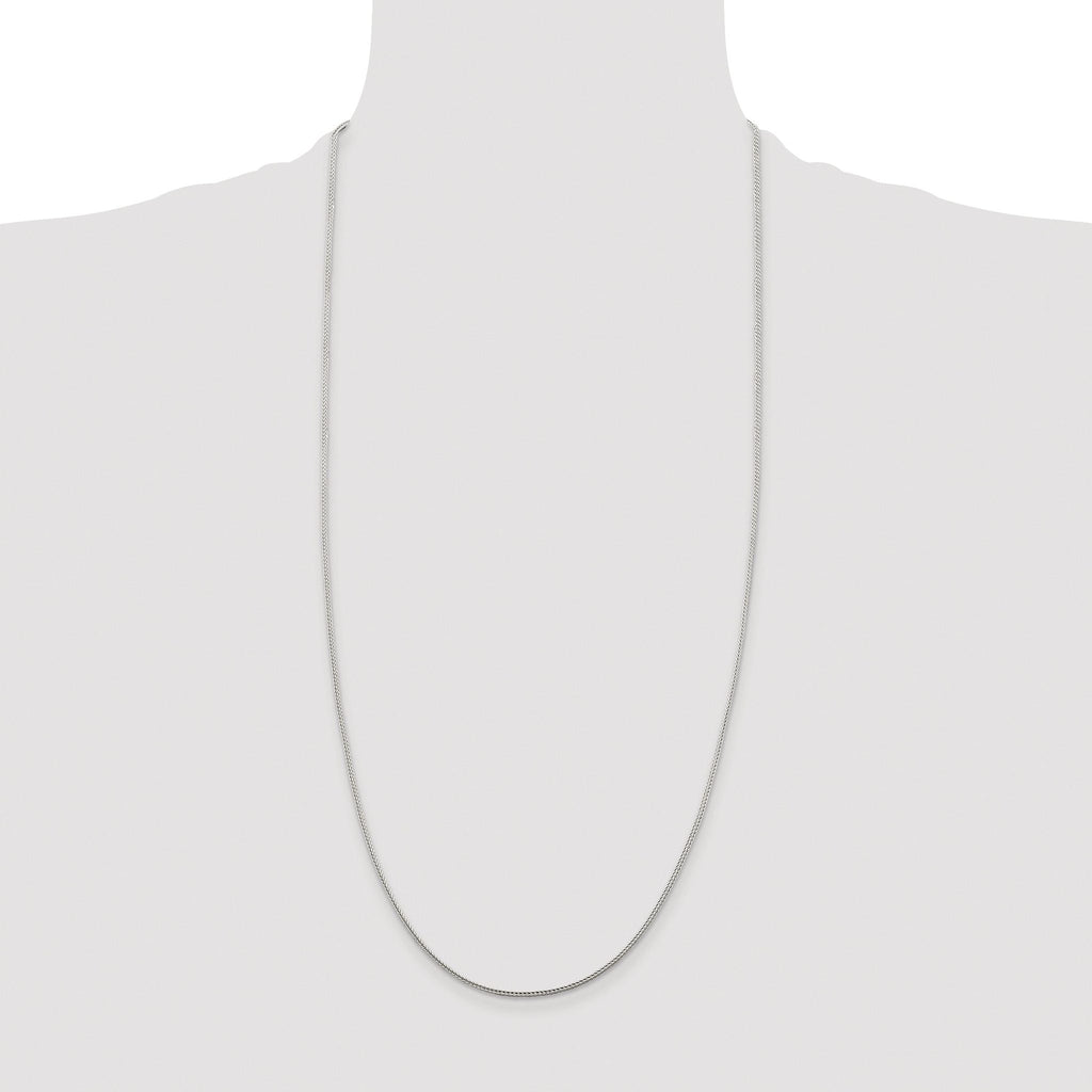 Diamond-Cut Franco Chain Necklace in Sterling Silver