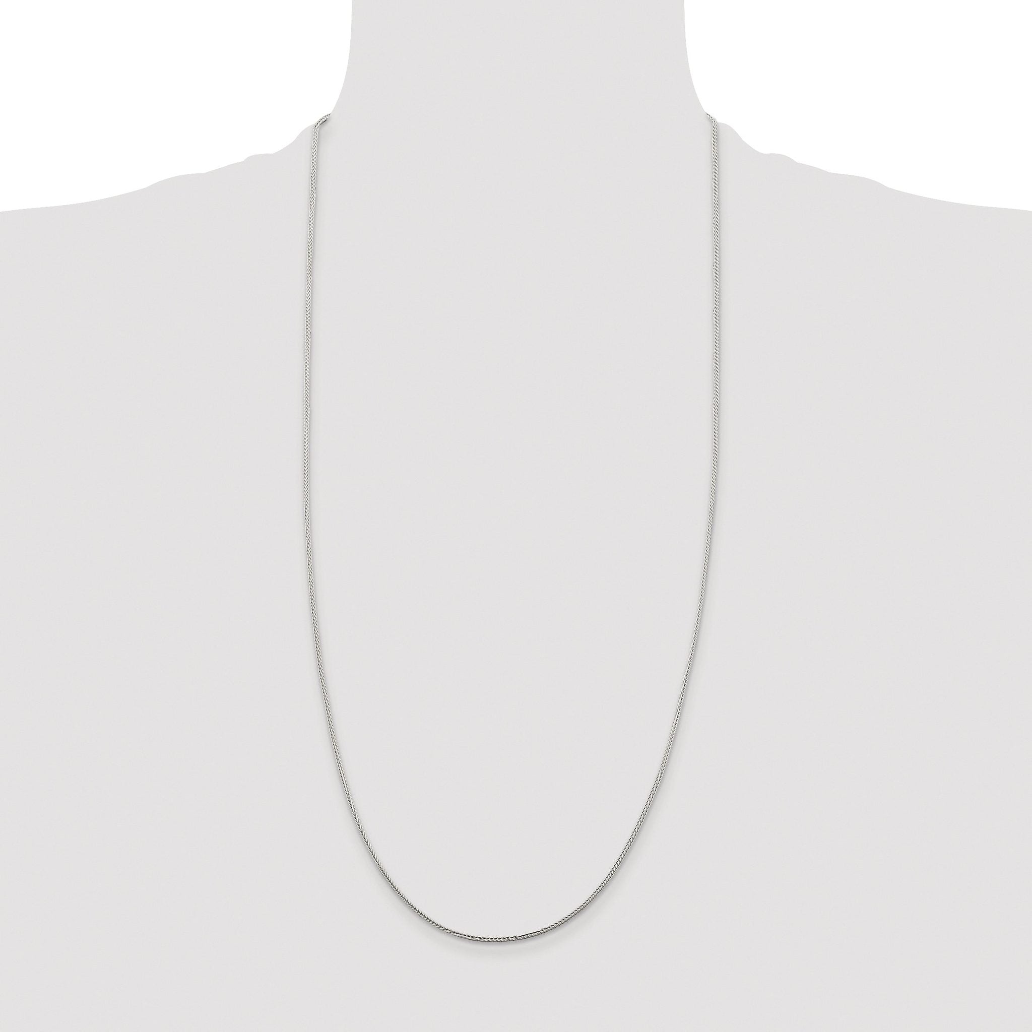 Diamond-Cut Franco Chain Necklace in Sterling Silver