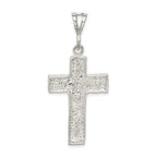 Sterling Silver 925 Cross Pendant with Polished Anti-Tarnish Finish