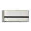 Carbon Fiber Inlay Money Clip in Stainless Steel