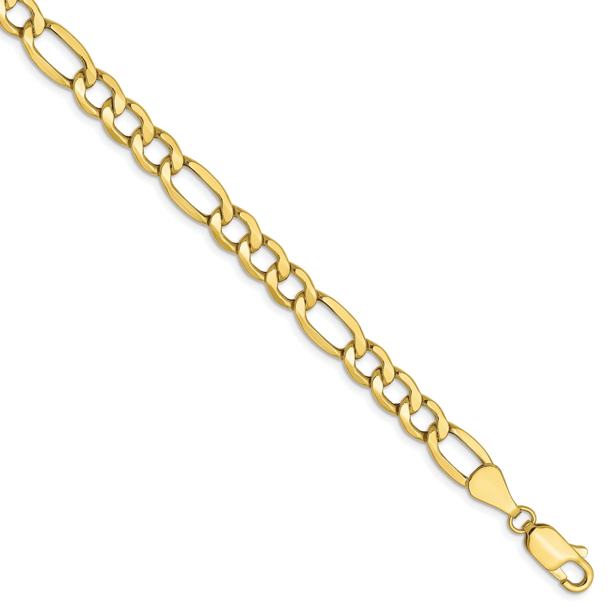10K 5.35mm Semi-Solid Figaro Chain Main image