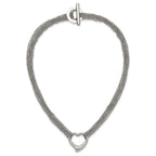 Heart Multi-Strand Necklace in Stainless Steel