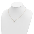 10K Tri-color w/12K Accents Diamond Black Hills Gold Necklace