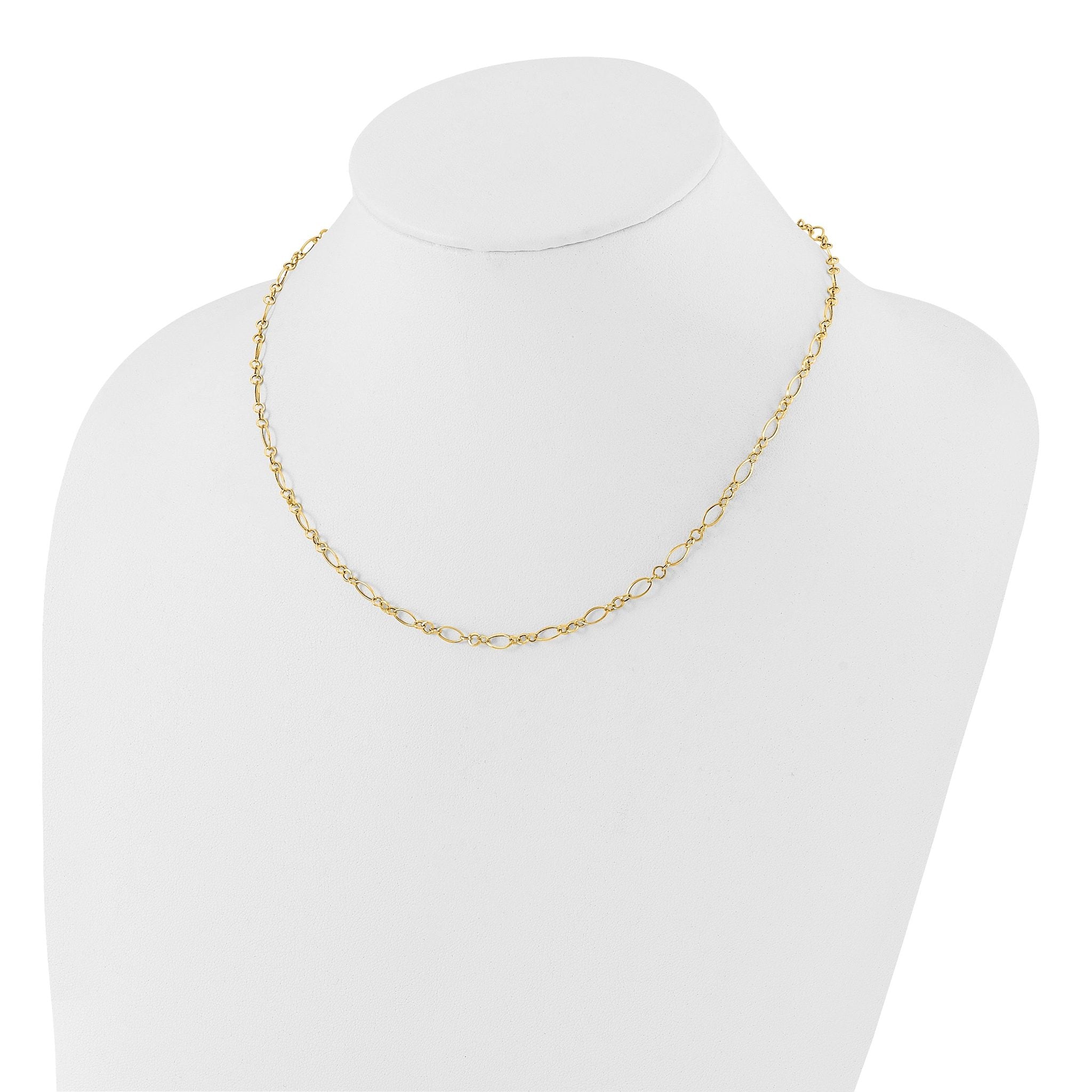 14k Oval Link Necklace Secondary image