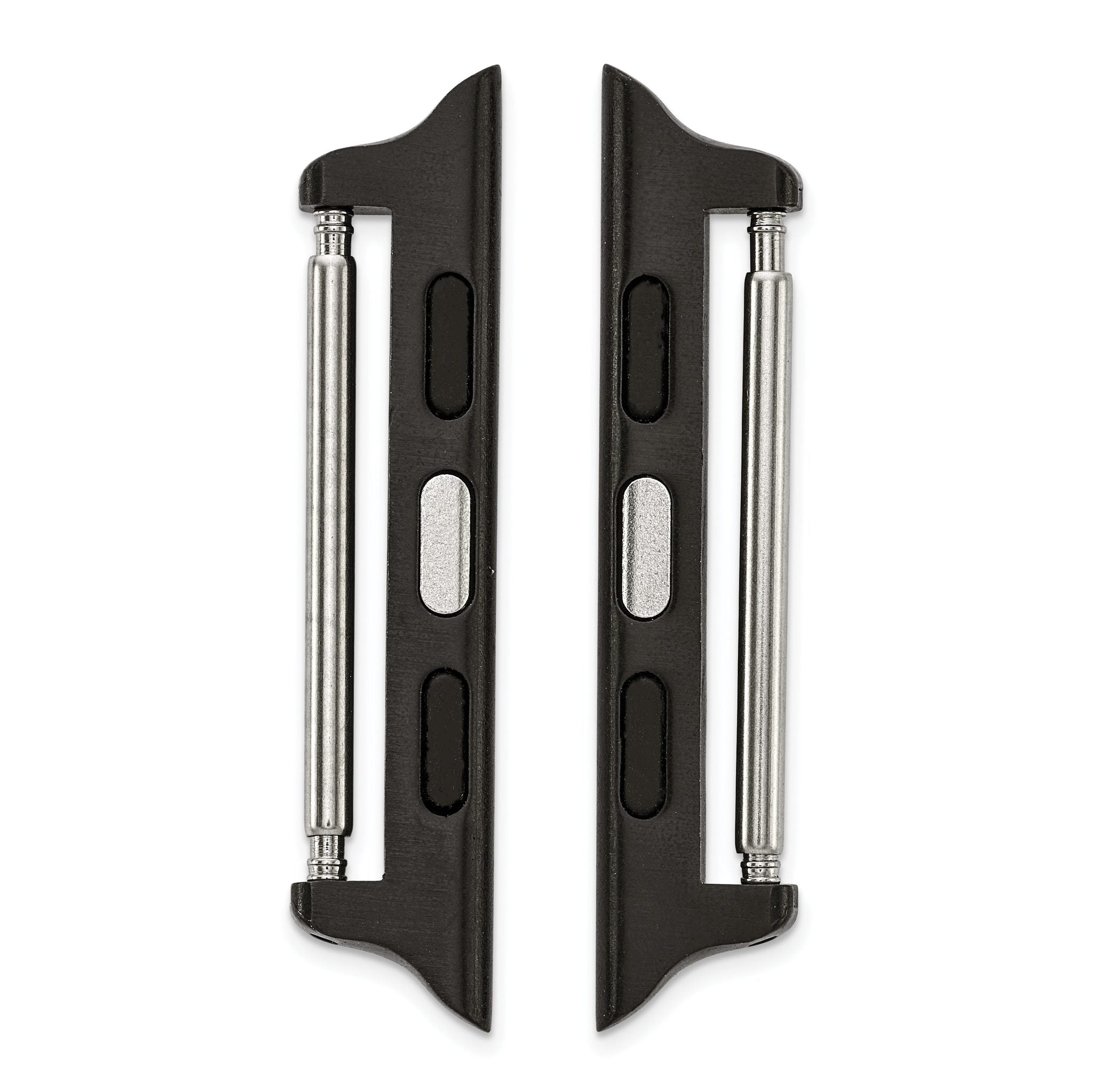 38mm Apple Watch Pair of Black Adapters Fits 20mm Watch Band
