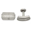Brushed Titanium & Sterling Silver Cuff Links by Edward Mirell