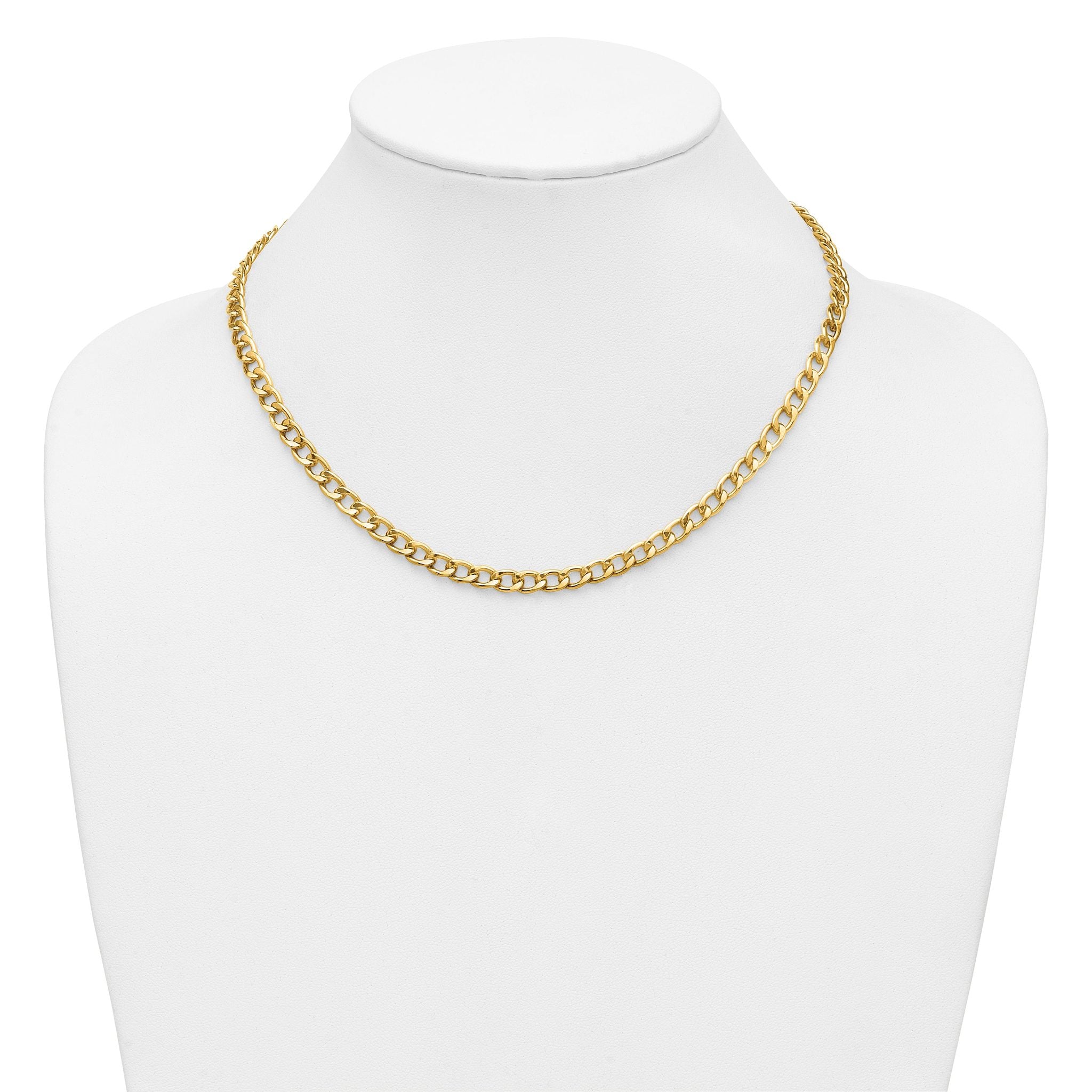 Curb Chain Necklace in 14/20 Gold Filled, 5.25mm