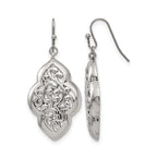 Stainless Steel Polished Drop Dangle Earrings for Women