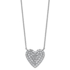 14kw 1 ctw Lab Grown Diamond VS+ F+ Round Cluster Necklace