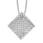 Sophia Jewelers Sterling Silver CZ PavÃƒÆ’Ã†â€™Ãƒâ€šÃ‚Â© Necklace with Extender, Elegant Design