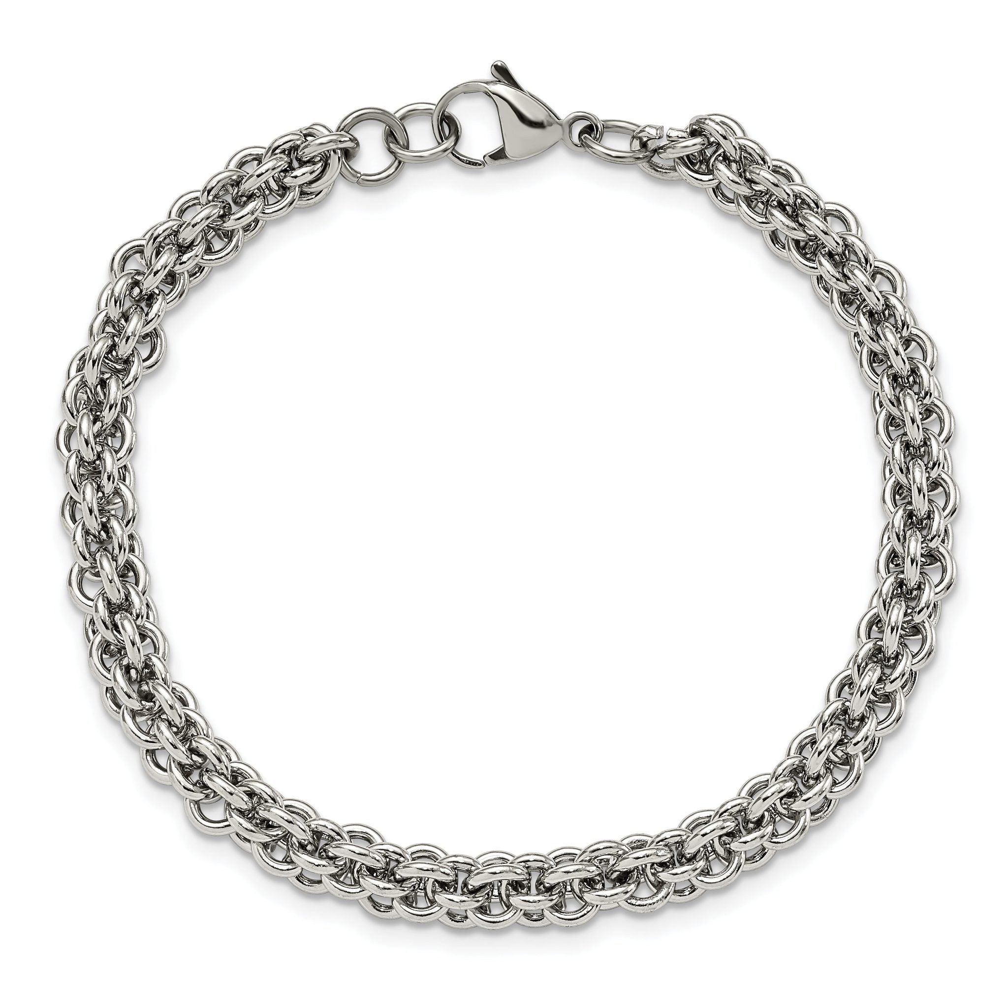Stainless Steel Polished Bracelet for Men