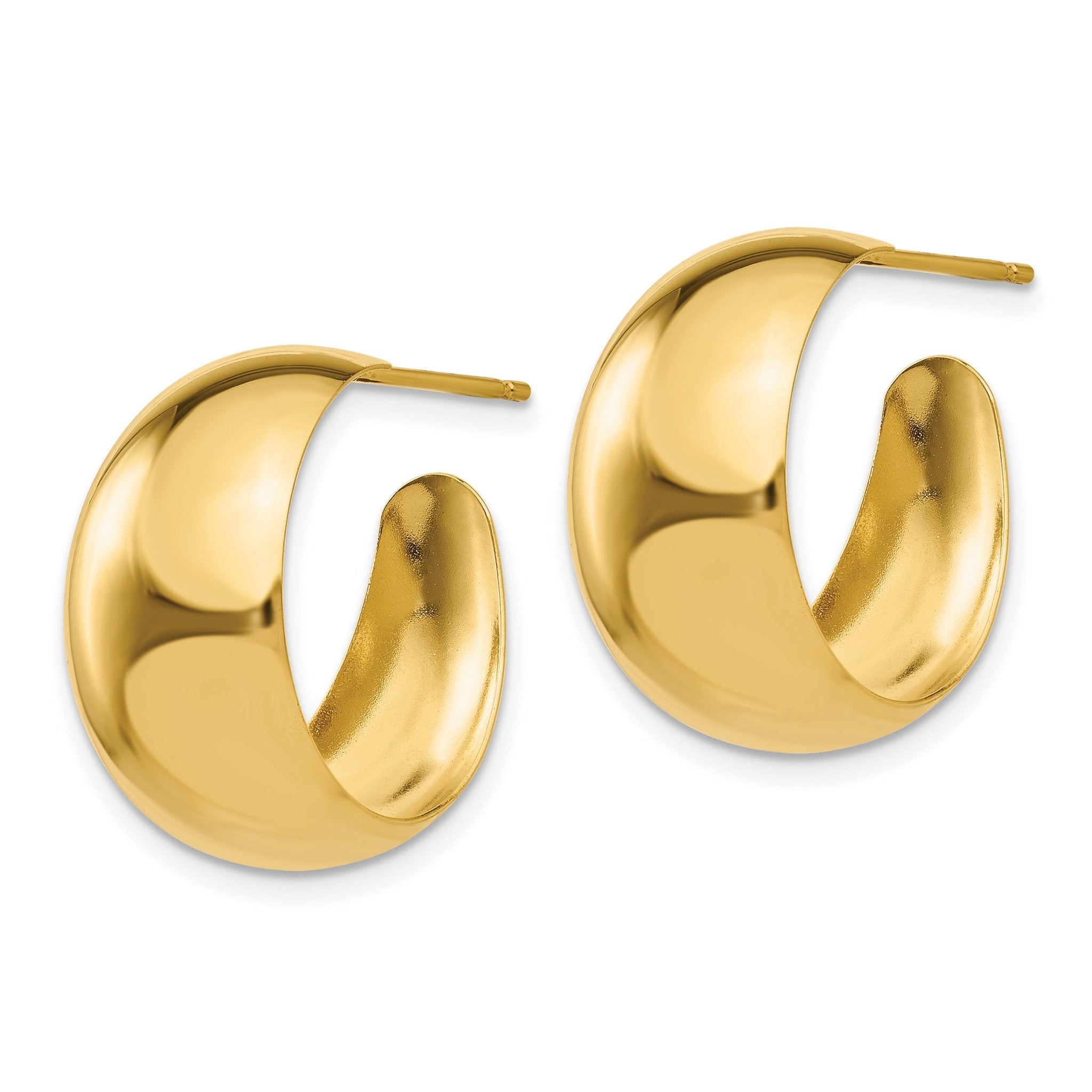 14k Small Hoop Earrings Secondary image