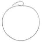 Sterling Silver 2mm With 2 in Ext Cubetto Chain