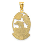14K SARASOTA w/ Dolphin Sunset Scene Charm