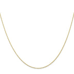 Rope Chain Necklace in 10K Yellow Gold, 0.5mm