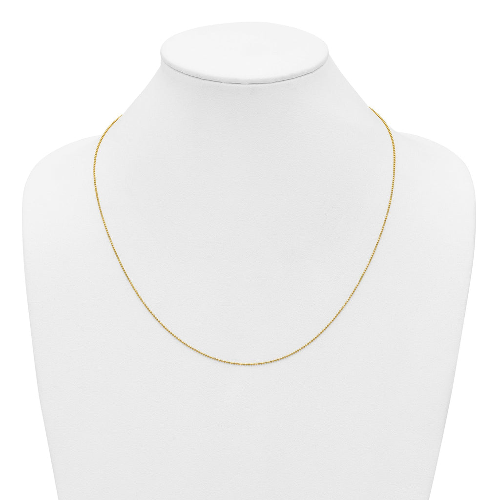 1/20 14K Gold Filled 1.0mm Adjustable Beaded Chain