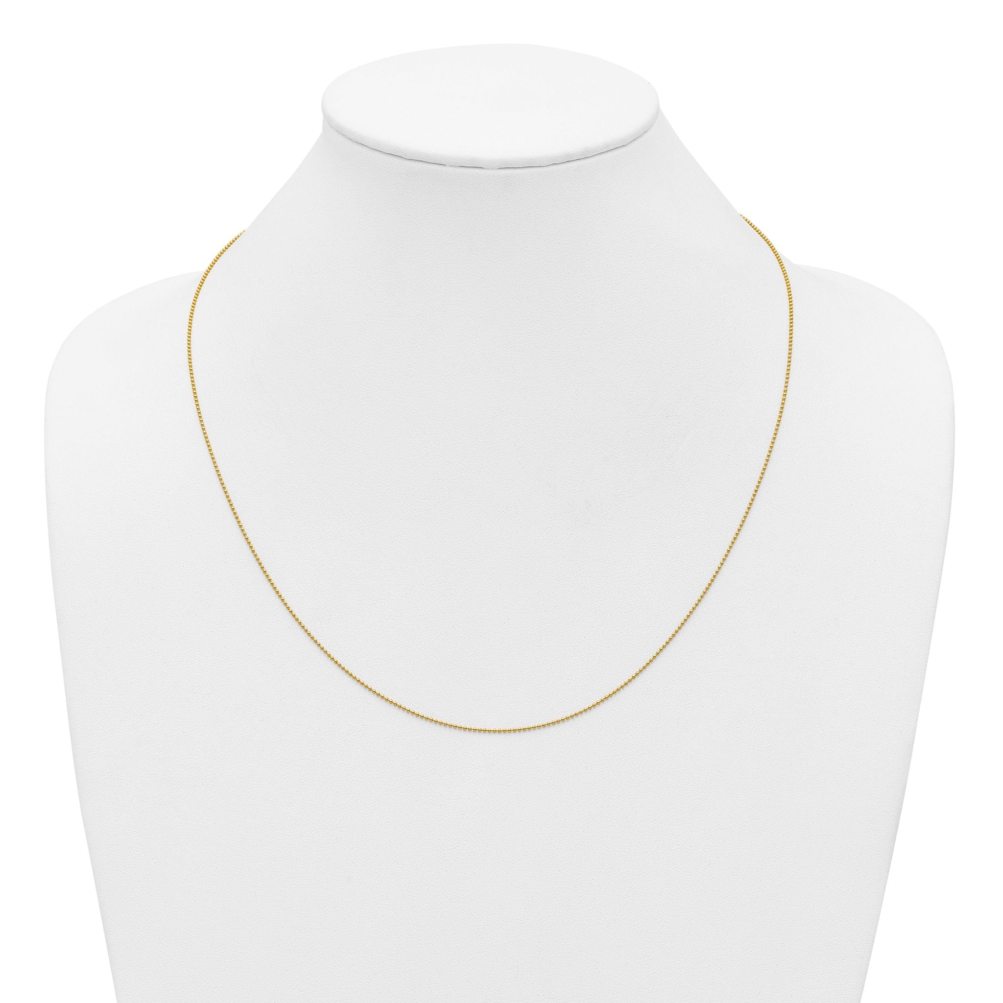 1/20 14K Gold Filled 1.0mm Adjustable Beaded Chain