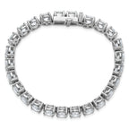 14k White Gold  25 carat Lab Grown Diamond VS/SI+ G+ Complete Tennis Bracelet