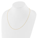 14K Adjustable .95mm Sparkle Singapore Chain