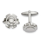 Polished Stainless Steel Cuff Links