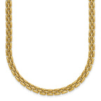 14K Polished 6.3mm Fancy Link Necklace